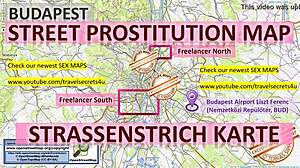 La mappa del sesso di Budapest nel quartiere rosso con escort e callgirls