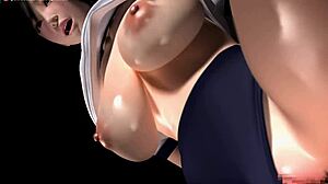 Pregătește-te pentru sânii mari și abilitățile de deepthroat ale lui Umemaro în acest film porno 3D