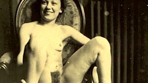 Vintage erotika: Nagymama szőrös puncija keményen megdugva HD videóban