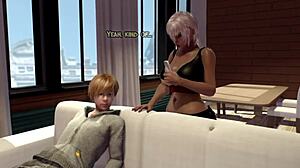 La mejor mamada y sexo anal en animación 3D