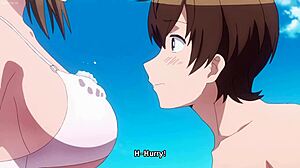 Mimozemšťanka a jej obrovské prsia v HD erotickom anime videu
