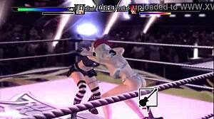 Redhead Ryona's Big Booty Gets Destroyed in Christmas Wrestling Match