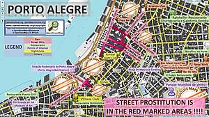 Gatehore i Porto Alegres: Et kart over horer, eskorter og frilansere