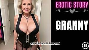 Bunicuța erotică și tânărul amant în lift: Partea 1
