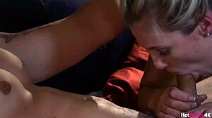 Couple enjoys a hot and heavy fuck session on the couch