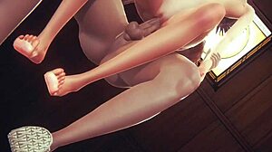 Animație hentai japoneză cu sâni amplu și sex intens cu Kayas