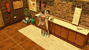 Japanilainen cosplayer Lara Crofts eroottinen seikkailu 3D-animaatio