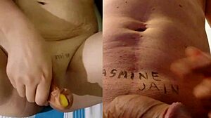 Jasmine Janes Hot webchat sessie eindigt met een spectaculaire cumshot