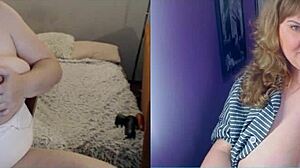 Sorella grassa e sexy in webcam