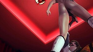 Hentai 3D sin inhibiciones: ¡Hermita una paja y un trío con eyaculación interna y recepción oral! - Porno de videojuegos basado en manga japonés y asiático