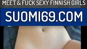 Любительская пара из Финляндии занимается интимным сексом на камеру